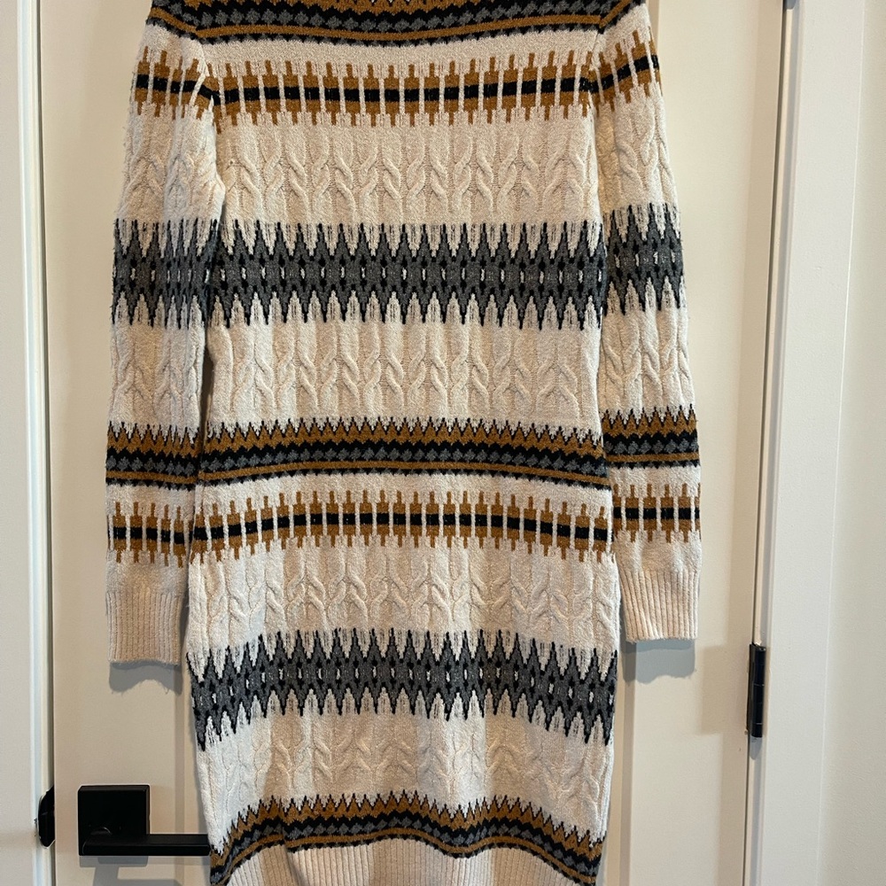 New Lucky Brand Knit Sweater Dress - Picture 4 of 4